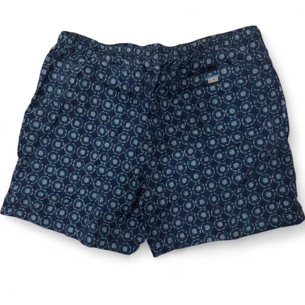 Gotcha Navy Patterned Swim Trunks - Picture 3 of 4